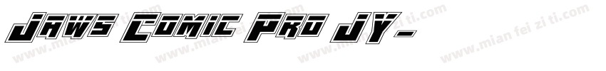 Jaws Comic Pro JY字体转换